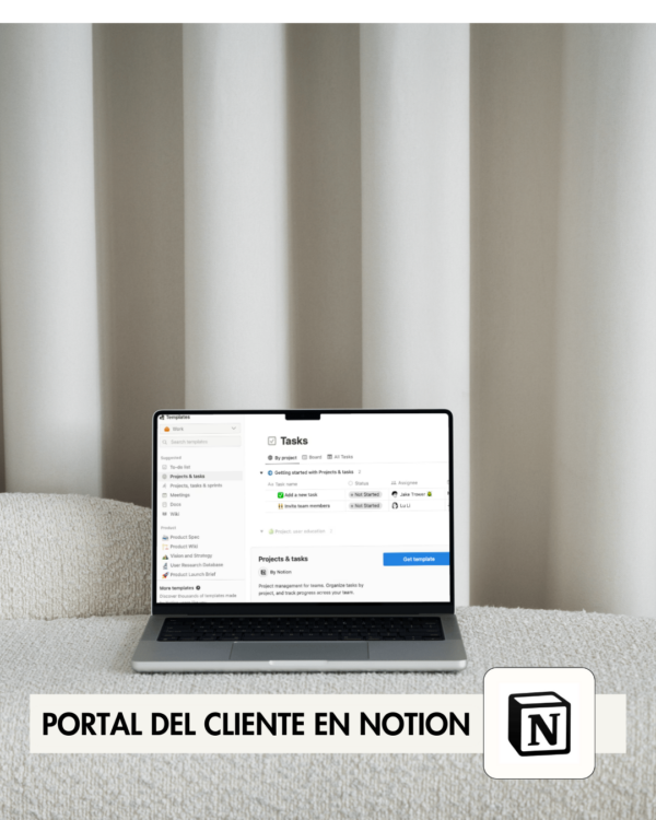 Portal del cliente en Notion